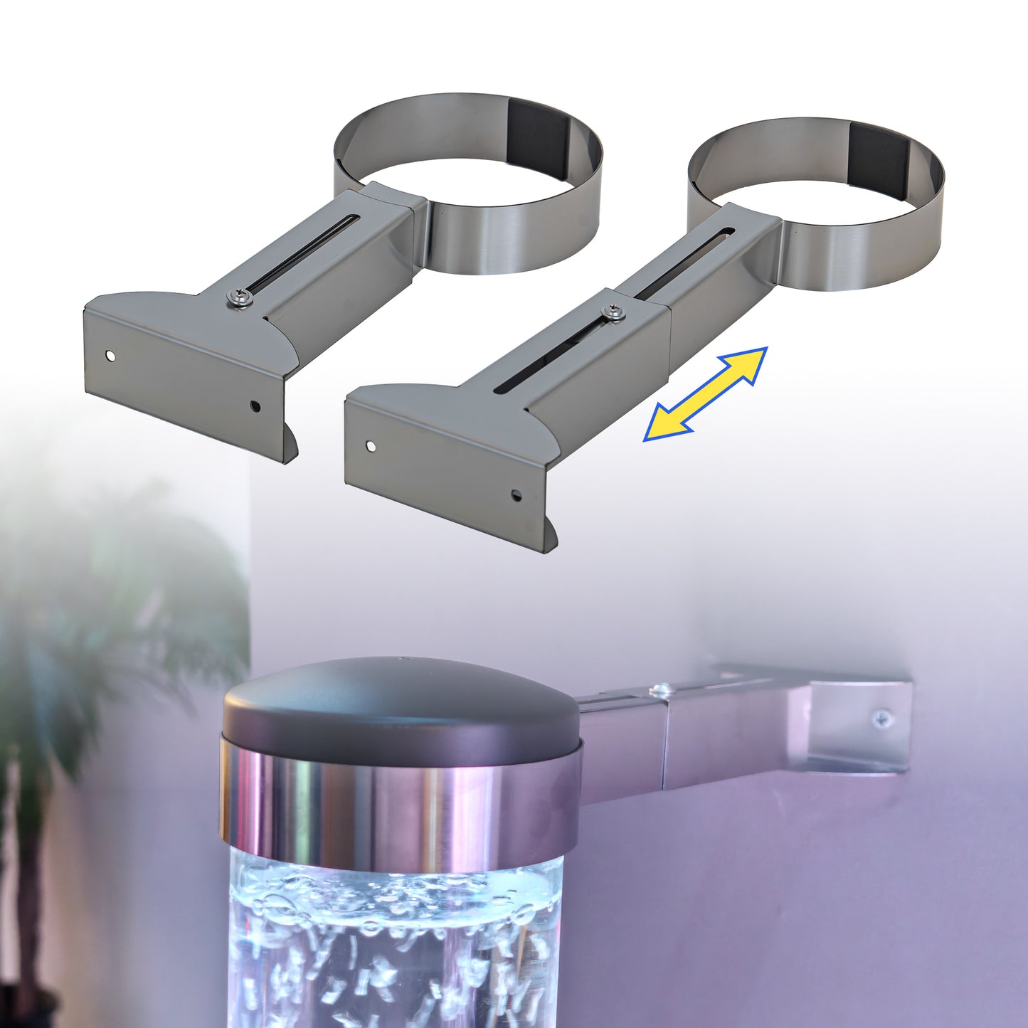 Bubble column stainless steel bracket