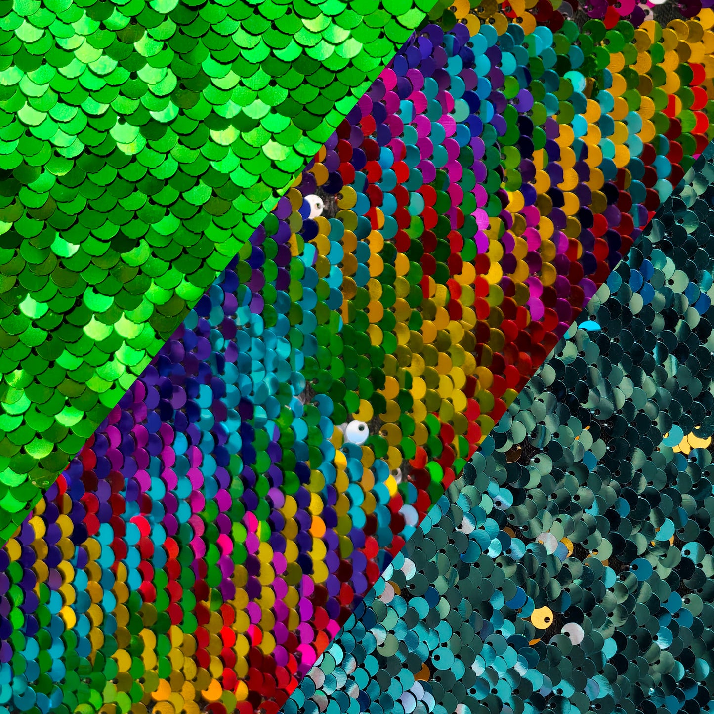 Square double-sided sequin panel