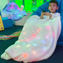 Glow Hug LED Blanket – Soft Light-Up Throw with Remote & 8 Colors for Kids’ Calm & Bedtime