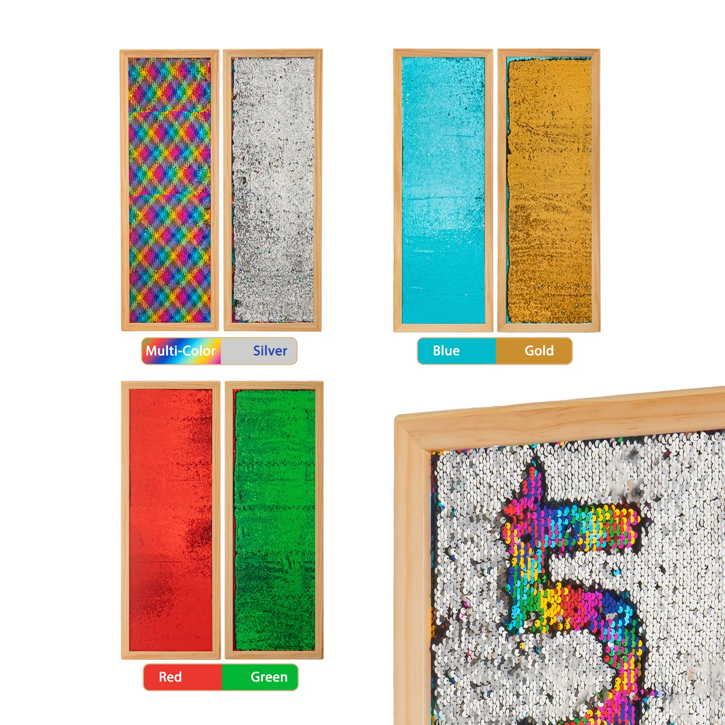 Narrow double-sided fish scale board