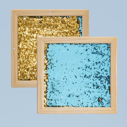 Square double-sided sequin panel