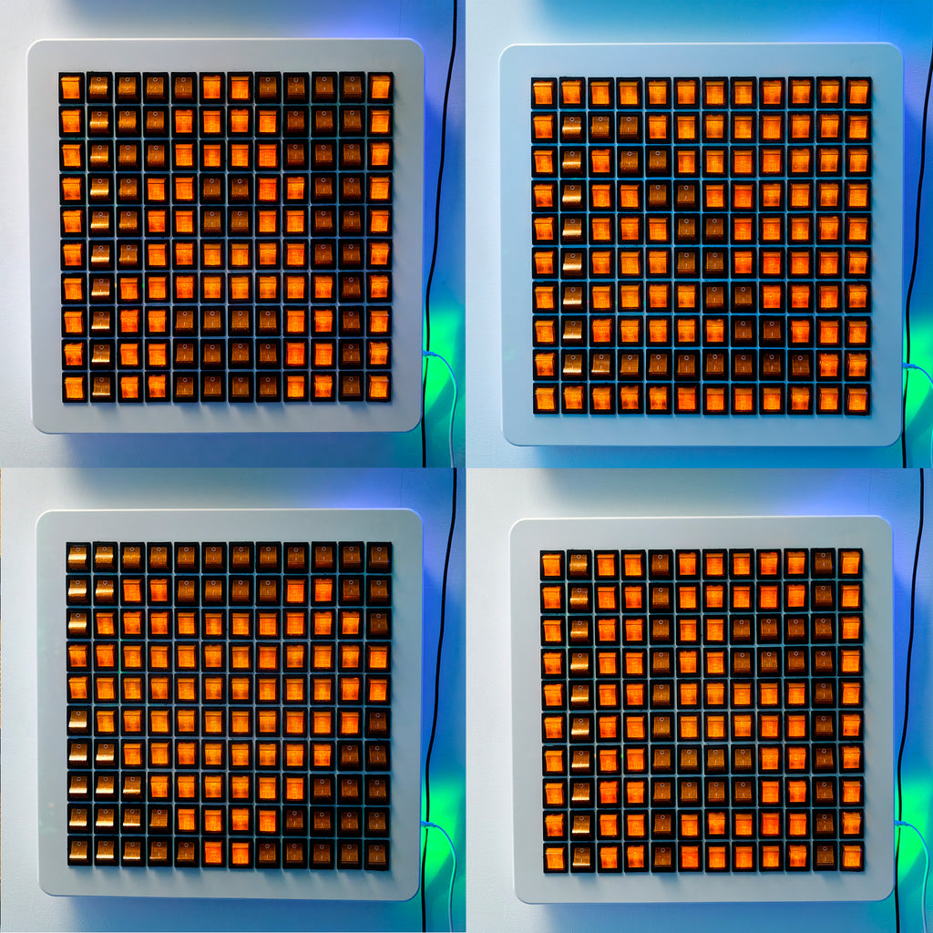 Interactive LED Sensory Switch Board for Kids | Montessori Busy Box | STEM Learning Toy for Coordination & Development"