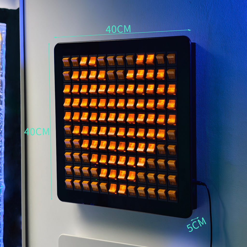 Interactive LED Sensory Switch Board for Kids | Montessori Busy Box | STEM Learning Toy for Coordination & Development"