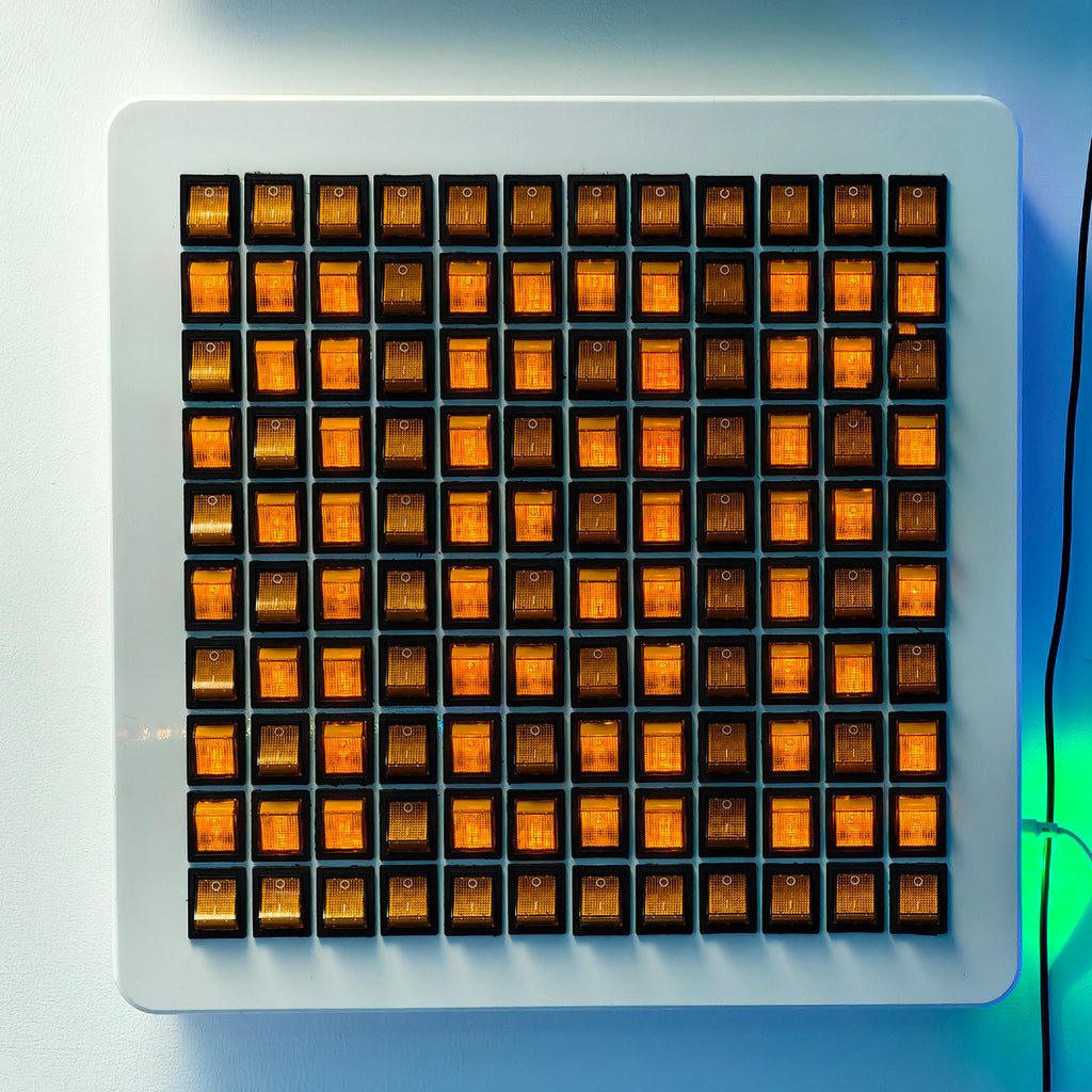 Interactive LED Sensory Switch Board for Kids | Montessori Busy Box | STEM Learning Toy for Coordination & Development"