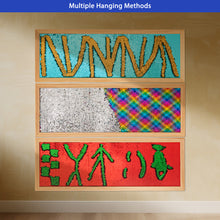 Narrow Color Flip Sequin Wall Panels – 3pc Sensory Boards with Wooden Frames for Home, Classrooms & Therapy