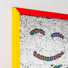 Rainbow Glow Sensory Sequin Board – 33"x33" Interactive Touch Panel with Padded Rainbow Frame