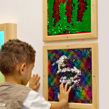 3-Piece Sensory Sequin Wall Panels – Interactive Boards for Kids, Classrooms & Therapy