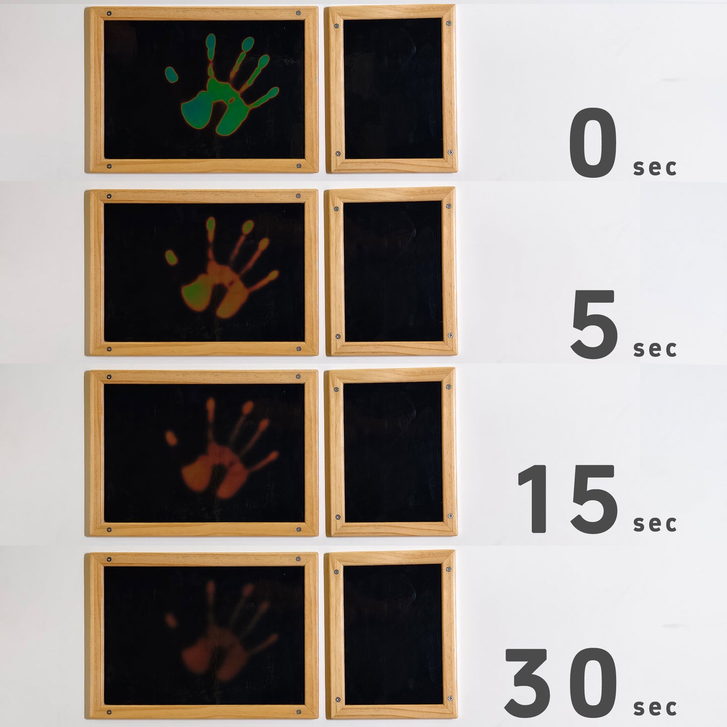 2-Pack Heat-Sensitive Color-Changing Wall Panels