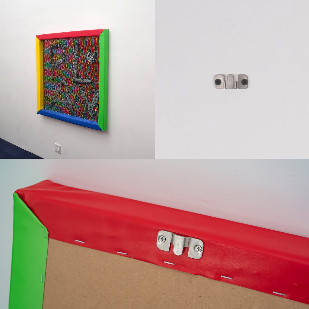 Rainbow Glow Sensory Sequin Board – 33"x33" Interactive Touch Panel with Padded Rainbow Frame