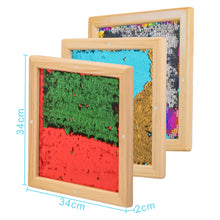 3-Piece Sensory Sequin Wall Panels – Interactive Boards for Kids, Classrooms & Therapy