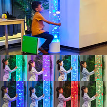 Jumble Beads Sensory Bubble Lamp – Tall LED Color-Changing Bubble Tube for Kids, Autism Therapy, Relaxation & Home Calm Corner