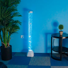 41.3" Sensory Bubble Tube Lamp with Floating Fish – LED Color-Changing Acrylic Column with Remote & App Control for Kids & Sensory Rooms