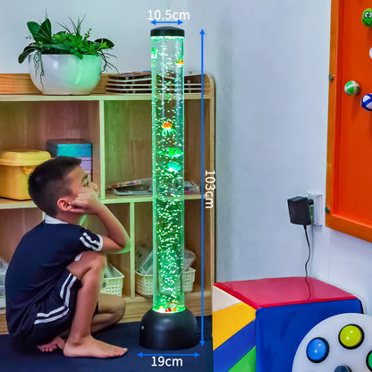 3.3ft Sensory Bubble Fish Aquarium Lamp with Remote