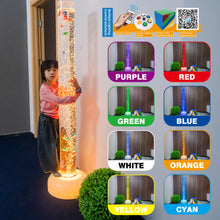 67" LED Sensory Bubble Tube Lamp – Calming Light for Autism & ADHD Therapy
