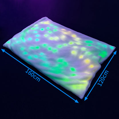 Glow Hug LED Blanket – Soft Light-Up Throw with Remote & 8 Colors for Kids’ Calm & Bedtime