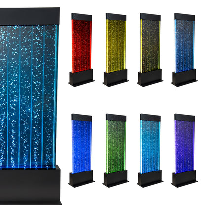 47” LED Sensory Bubble Wall Fountain – Color-Changing Water Panel with Remote & App Control for Sensory Rooms, Schools & Home