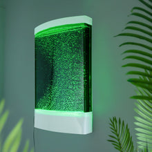 Sensory LED Bubble Wall Panel – Color-Changing Curved Water Feature with Remote | 8-Color Dancing Bubbles for Sensory Room, Home & Classroom