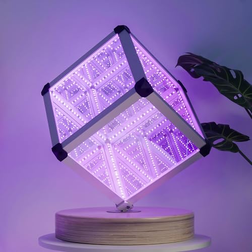 3D Infinity Mirror Sensory Light – Color-Changing LED Tunnel Lamp for Therapy & Home Décor