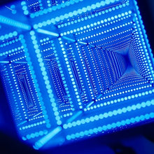 3D Infinity Mirror Sensory Light – Color-Changing LED Tunnel Lamp for Therapy & Home Décor