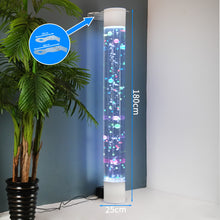 Jumble Beads Sensory Bubble Lamp – Tall LED Color-Changing Bubble Tube for Kids, Autism Therapy, Relaxation & Home Calm Corner