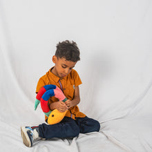 Bendable Sensory Snake Plush – 42" Fidget Toy for Kids with Multi-Textured Fabric (Short-Haired)