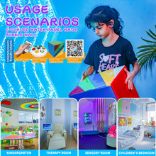 S-Curved LED Wave Bubble Wall – Sensory Water Panel for Sensory Rooms, Schools & Public Spaces