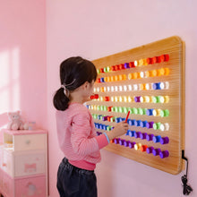 Wall-Mounted LED Sensory Peg Board – Interactive Light & Color Learning Panel